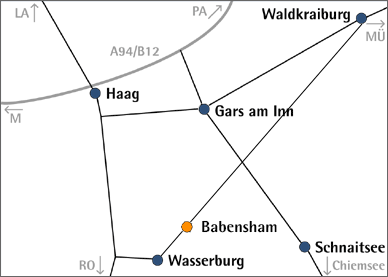 Lageplan Babensham